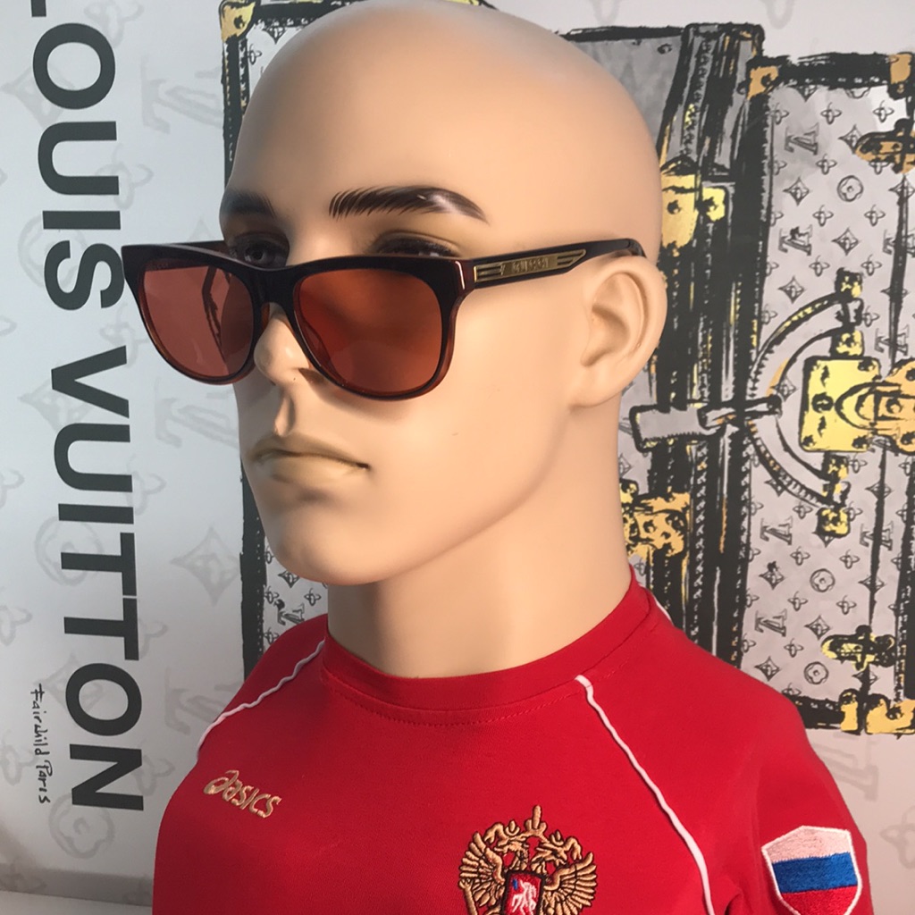Authentic Brand New Gucci Gg0980s 002 Sunglasses Tortoise Havana With Orange
